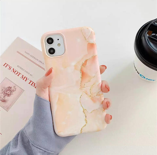 Golden Marble Phone Case