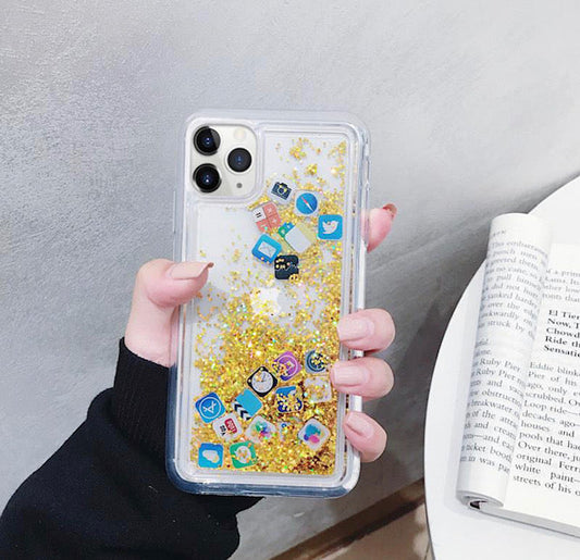 Glitzer Apps Phone Cases